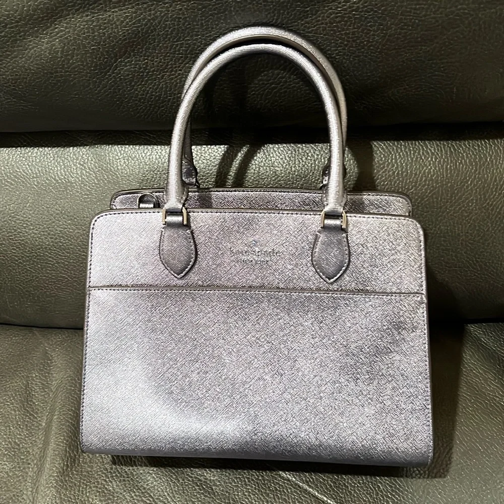 Kate spade outlet metallic candied flower handbag - Picture 1 of 13